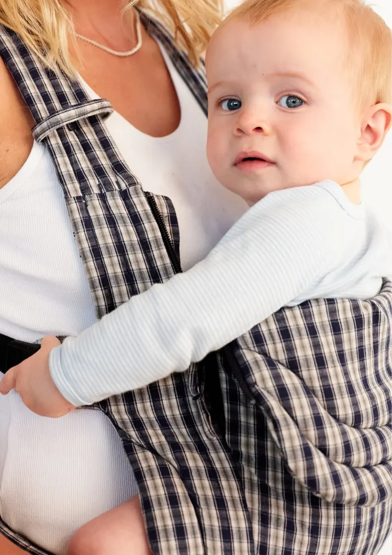 Babytrage 'Balance' Navy Check