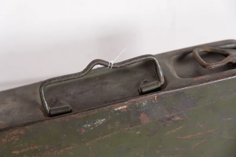Munitionsgurtkassette für MG 42 aus dem Zweiten Weltkrieg