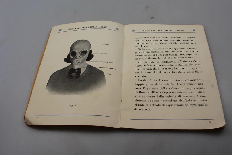 Pirelli SIP Gasmasken-Handbuch - 1