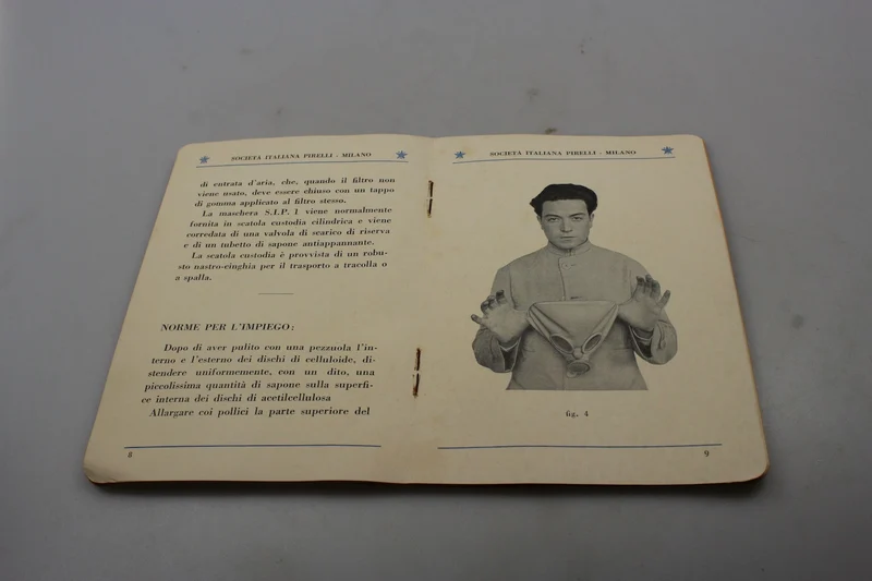Pirelli SIP Gasmasken-Handbuch - 1