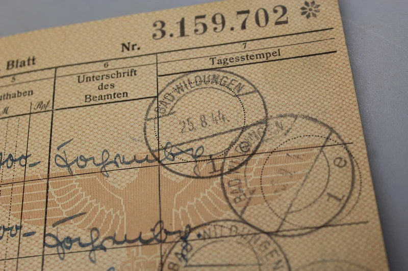 Postsparbuch Periode III° Reich