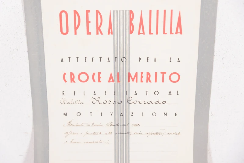ONB-Verdienstkreuz mit Urkunde aus den 30er/40er Jahren