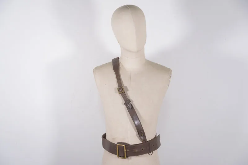 „Sam Browne“ Offiziers-REI-WW2-Gürtel