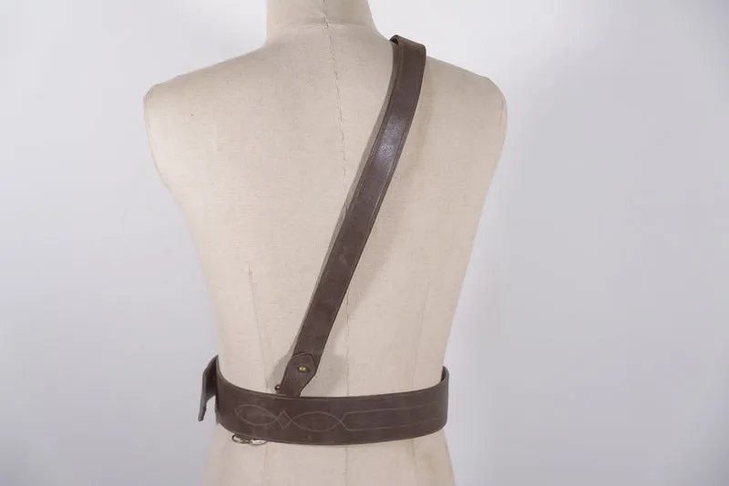 „Sam Browne“ Offiziers-REI-WW2-Gürtel