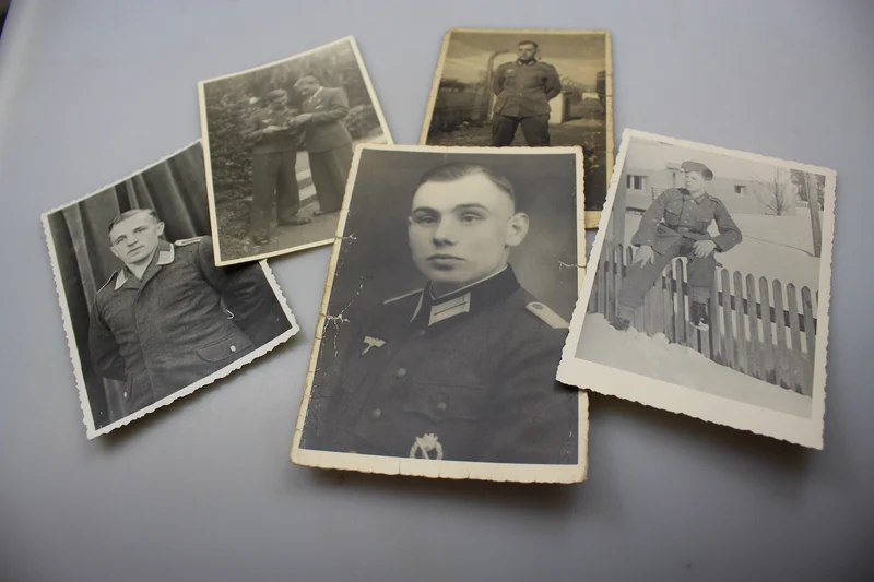 5 Fotos Postkarte WH WW2