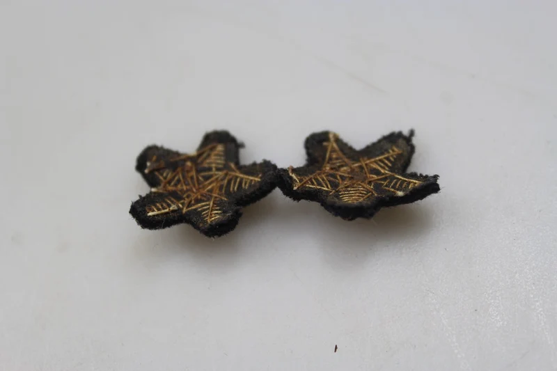 Paar Offizierssterne der Royal Artillery/Royal Marine aus den 30er/40er Jahren