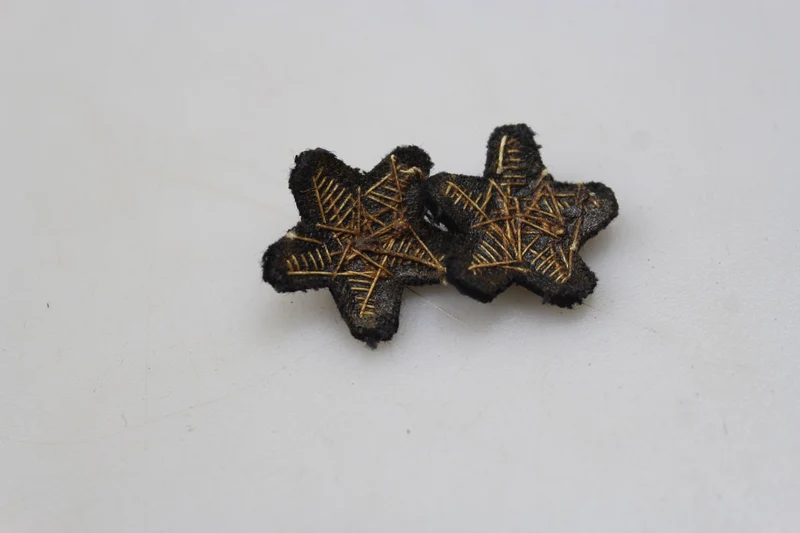 Paar Offizierssterne der Royal Artillery/Royal Marine aus den 30er/40er Jahren