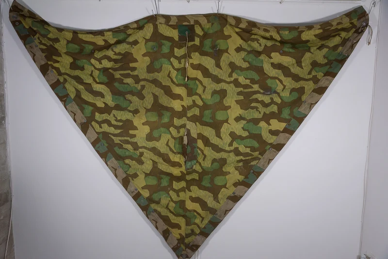 Zeltbahn, Wehrmacht-Zeltplane aus dem Zweiten Weltkrieg