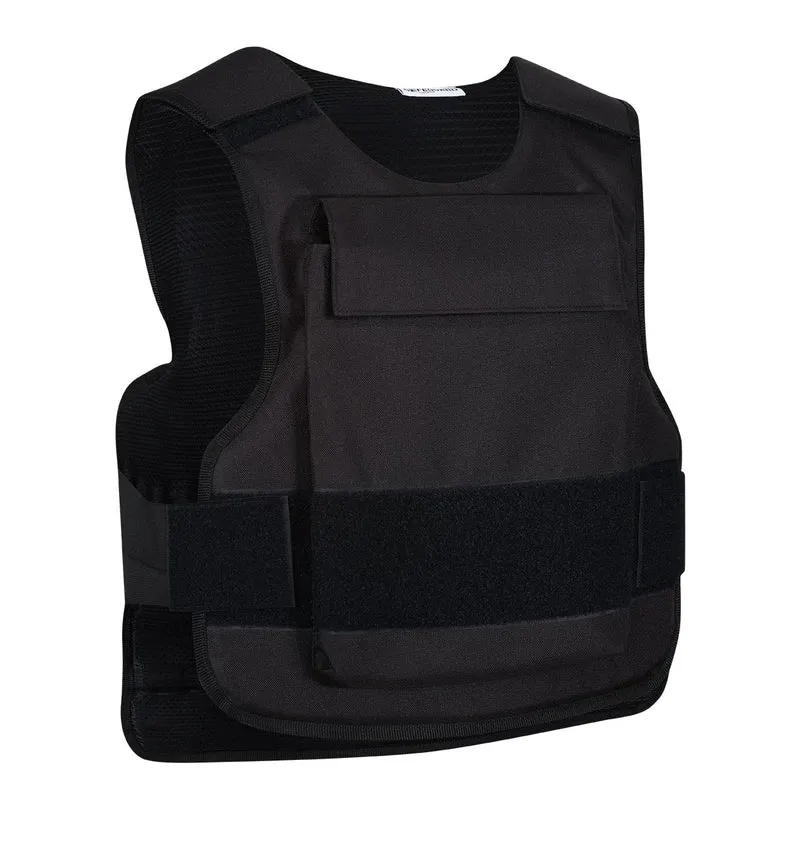 Cordura IIIA Schusssichere Und Stichfeste Westen Mit SAPI Platte Taschen - Schwarz
