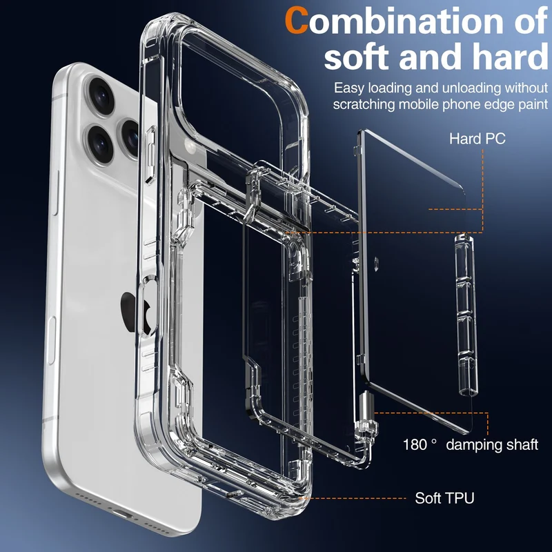 Cadorabo Handyhülle mit Kartenfach für Apple iPhone 17 PRO – TPU Schutzhülle mit Klappfach für Karten & Ausweis – Stoßfest, Slim Design, Kratzfest
