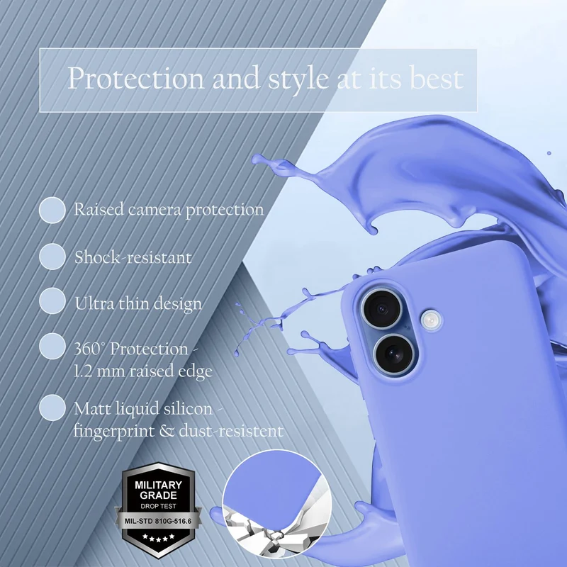 Cadorabo Hülle kompatibel mit Apple iPhone 17 Hülle Silikon Handyhülle für yxy Case aus flüssigem Silikon- kratzfeste und stoßfeste dünne TPU Schutzhülle