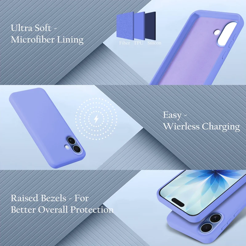 Cadorabo Hülle kompatibel mit Apple iPhone 17 Hülle Silikon Handyhülle für yxy Case aus flüssigem Silikon- kratzfeste und stoßfeste dünne TPU Schutzhülle