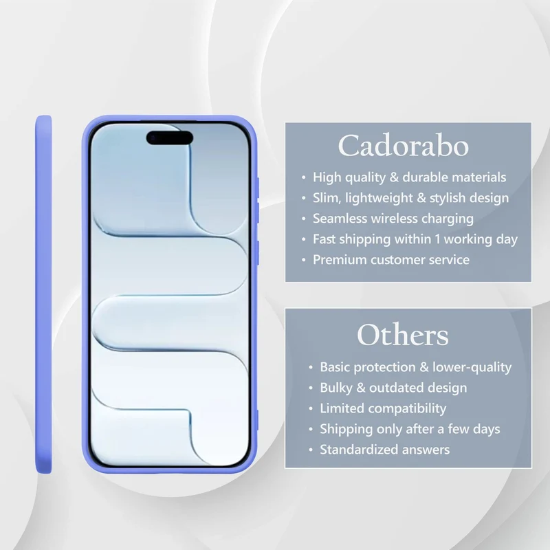 Cadorabo Hülle kompatibel mit Apple iPhone 17 AIR Hülle Silikon Handyhülle für yxy Case aus flüssigem Silikon- kratzfeste und stoßfeste dünne TPU Schutzhülle