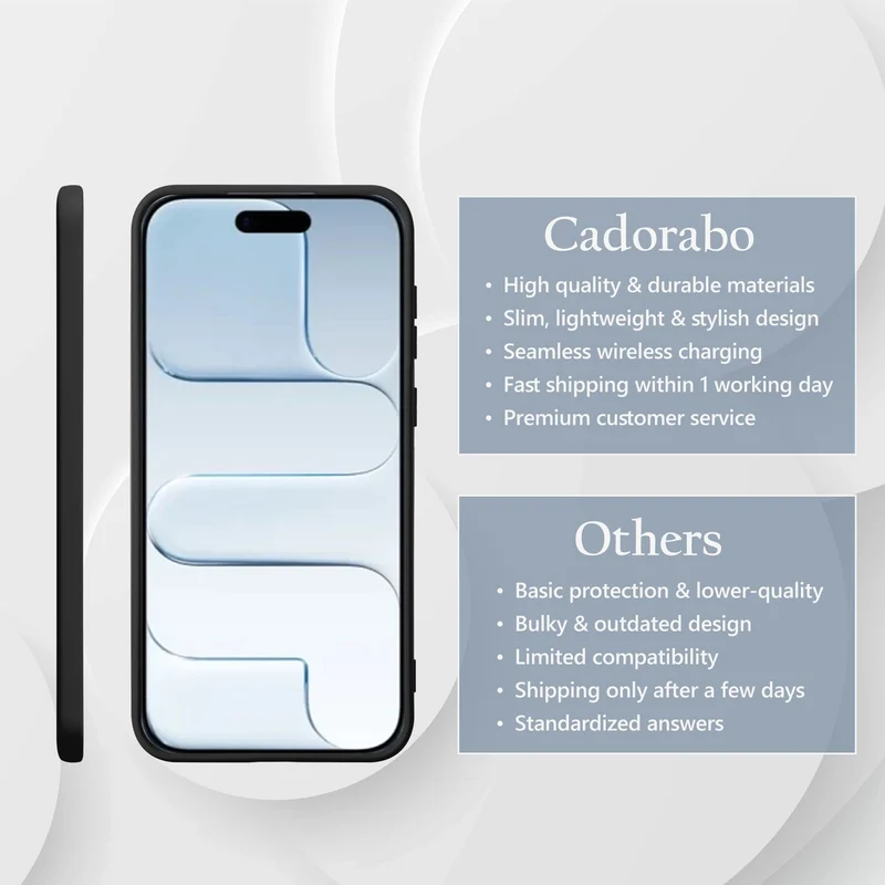 Cadorabo Hülle kompatibel mit Apple iPhone 17 AIR Hülle Silikon Handyhülle für yxy Case aus flüssigem Silikon- kratzfeste und stoßfeste dünne TPU Schutzhülle