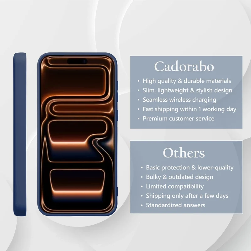 Cadorabo Hülle kompatibel mit Apple iPhone 17 PRO Hülle Silikon Handyhülle für yxy Case aus flüssigem Silikon- kratzfeste und stoßfeste dünne TPU Schutzhülle