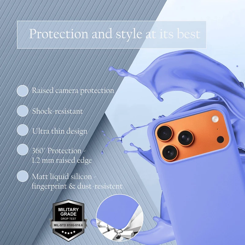 Cadorabo Hülle kompatibel mit Apple iPhone 17 PRO MAX Hülle Silikon Handyhülle für yxy Case aus flüssigem Silikon- kratzfeste und stoßfeste dünne TPU Schutzhülle