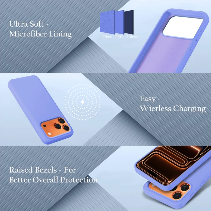 Cadorabo Hülle kompatibel mit Apple iPhone 17 PRO MAX Hülle Silikon Handyhülle für yxy Case aus flüssigem Silikon- kratzfeste und stoßfeste dünne TPU Schutzhülle