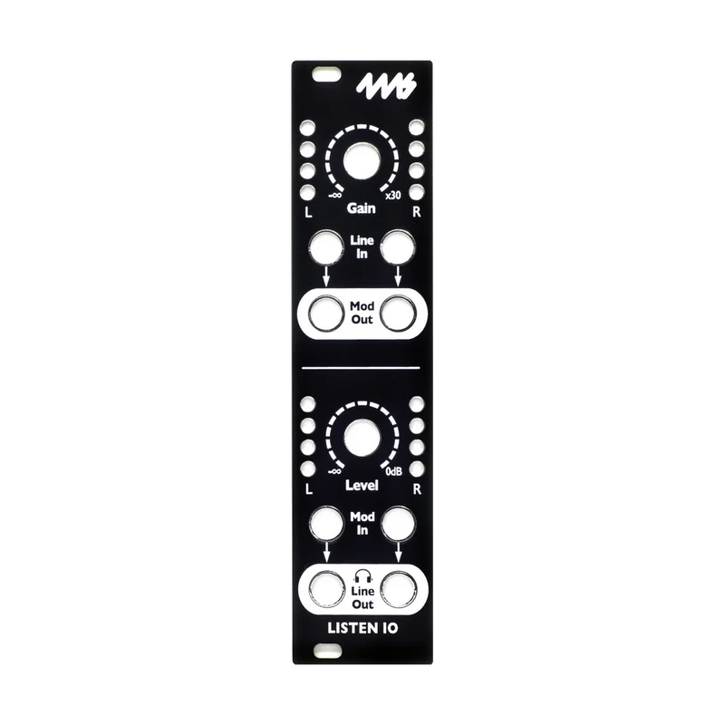 4 ms schwarze Frontplatten