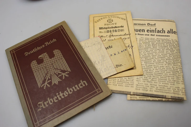 Arbeitsbuch + Vaterländische Front 30er/40er Jahre
