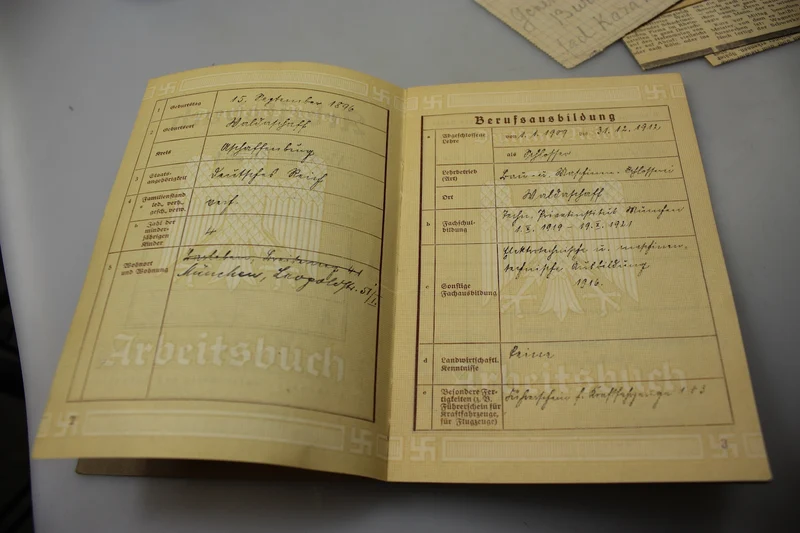 Arbeitsbuch + Vaterländische Front 30er/40er Jahre
