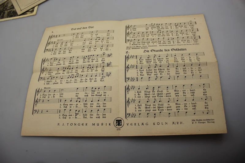 „Das zweite neue Soldatenliederbuch“, Band 1