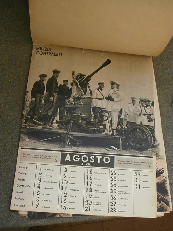 MVSN XVIII° Kalender