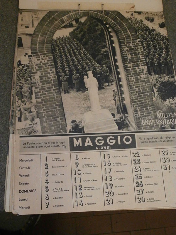 MVSN XVIII° Kalender