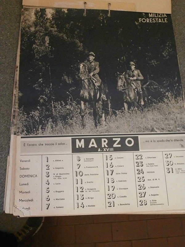 MVSN XVIII° Kalender