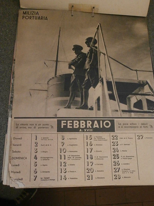 MVSN XVIII° Kalender