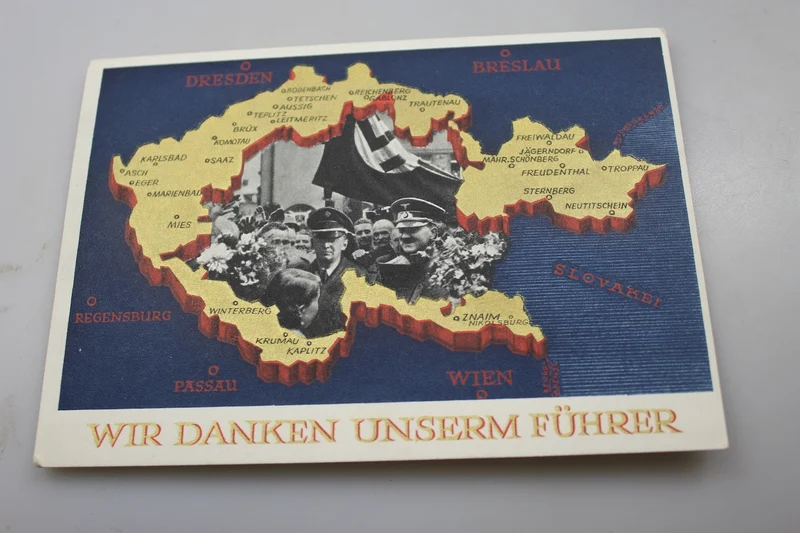 Postkarte 1. Oktober 1938