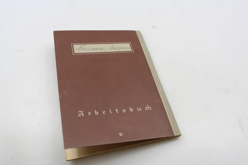 Arbeitsbuch III° Reich Vorkriegszeit