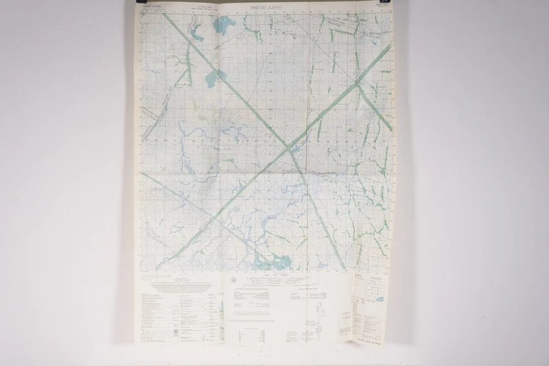 US-Armee Vietnam – Topografische Karte von Phuoc Long (USA)