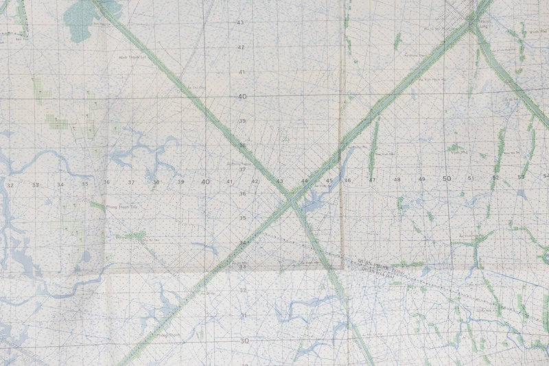 US-Armee Vietnam – Topografische Karte von Phuoc Long (USA)