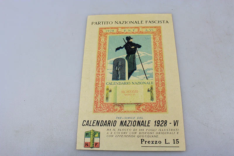 PNF-Kalenderflyer 1928