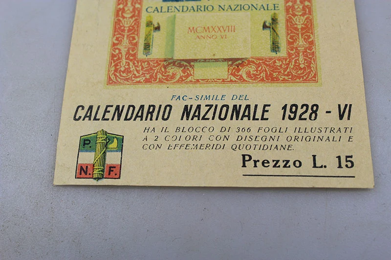 PNF-Kalenderflyer 1928