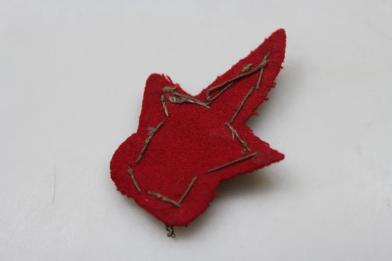 Abzeichen auf der Mütze von Oberstkommandant Autieri REI WW2