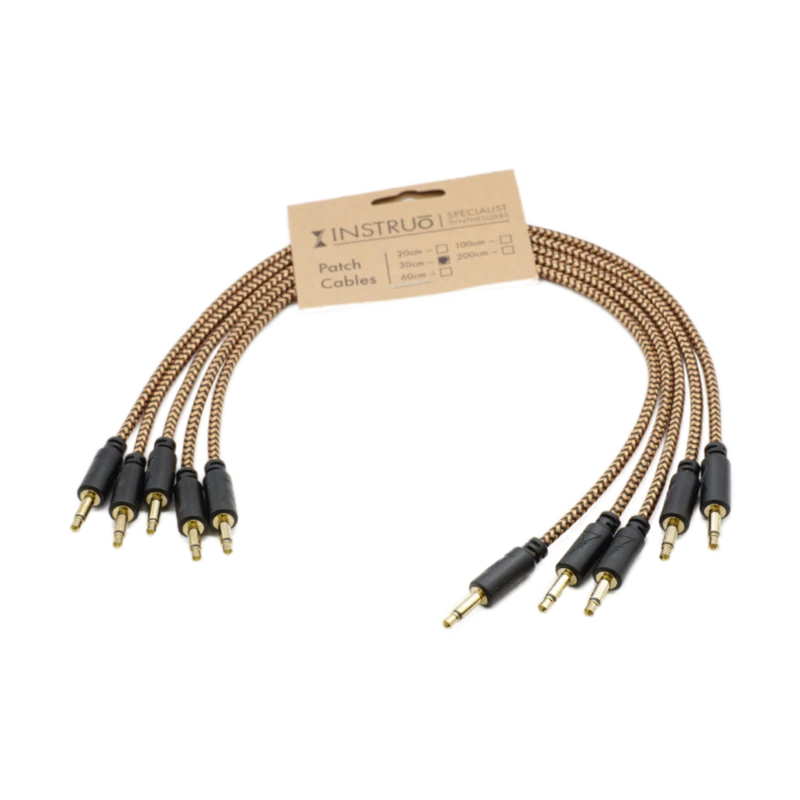 Geflochtenes Patchkabelpaket von Instruo