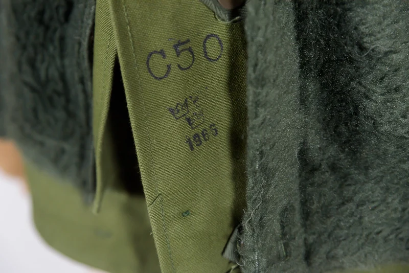 Schwedische Armee-Motorradjacke aus den 60er Jahren