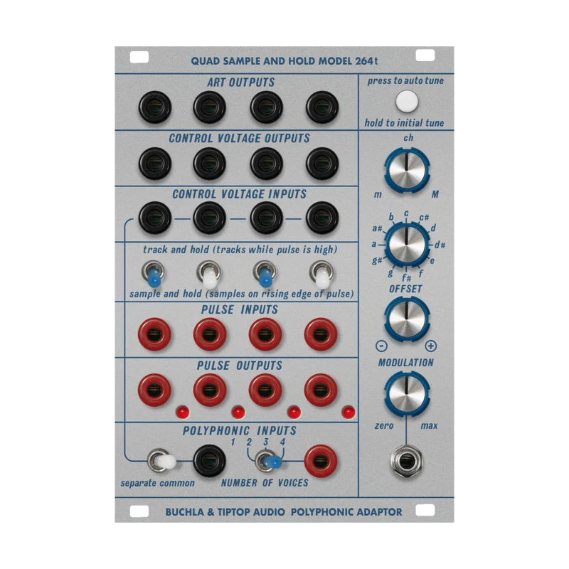 Buchla & Tiptop Audio 264t Quad Sample and Hold / Polyphoner Adapter