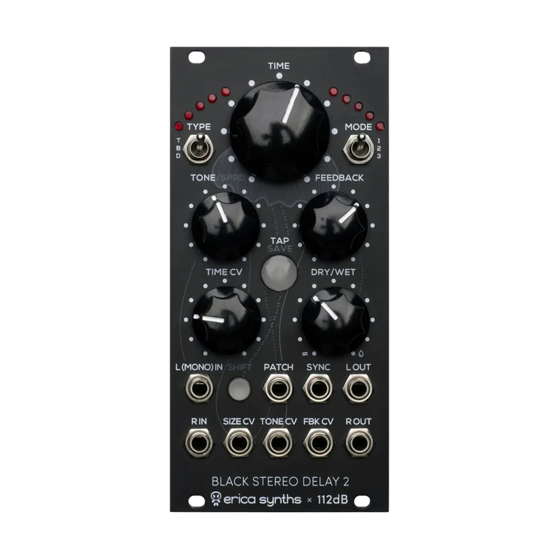 Erica Synths Black Stereo Delay2