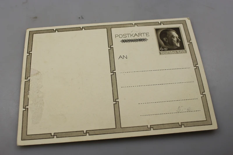 Postkarte Adolf Hitler mit BDM-Mädchen