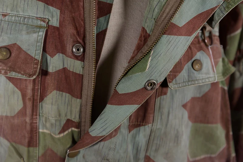 Bundeswehrjacke, Mitte der 50er Jahre Splittertarn