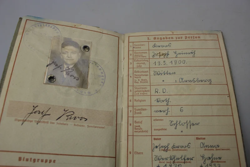 Wehrpass Heer WW2 Reservist