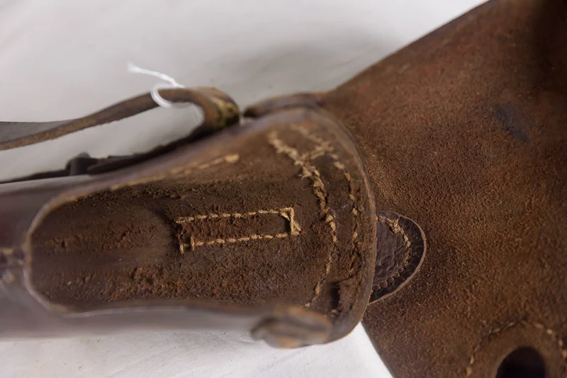 Kavalleriebasis für Muskete der 91. Kavallerie. WW2 REI