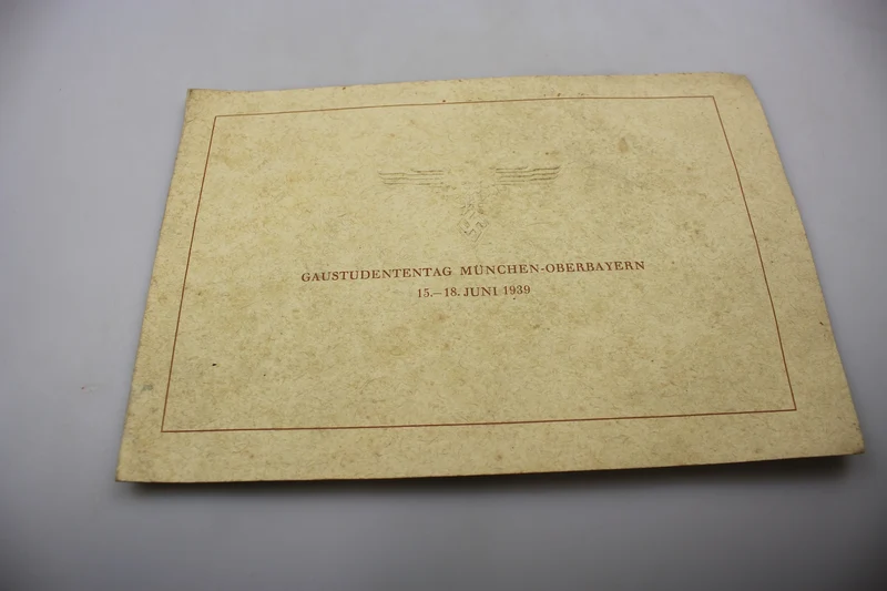 „Gaustudententag München – Oberbayern“ 15.-18. Juni 1939