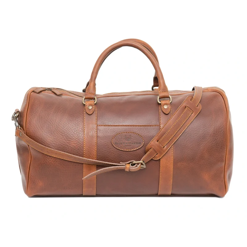 Weekender Duffle Bag aus vegetabil gegerbtem Leder