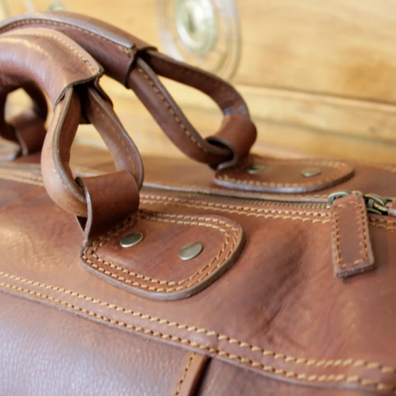 Leder Weekender