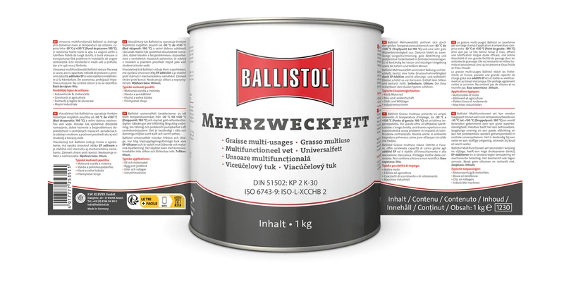 Ballistol Mehrzweckfett Universalschmierfett 1kg Eimer
