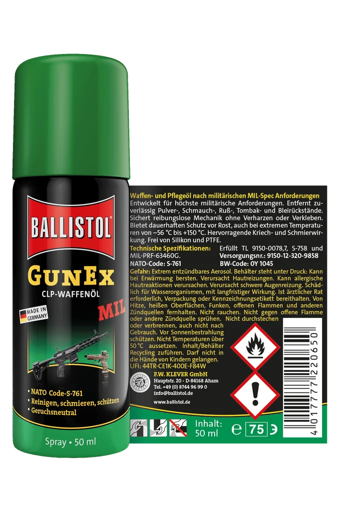 Ballistol GunEx MIL CLP Waffenöl