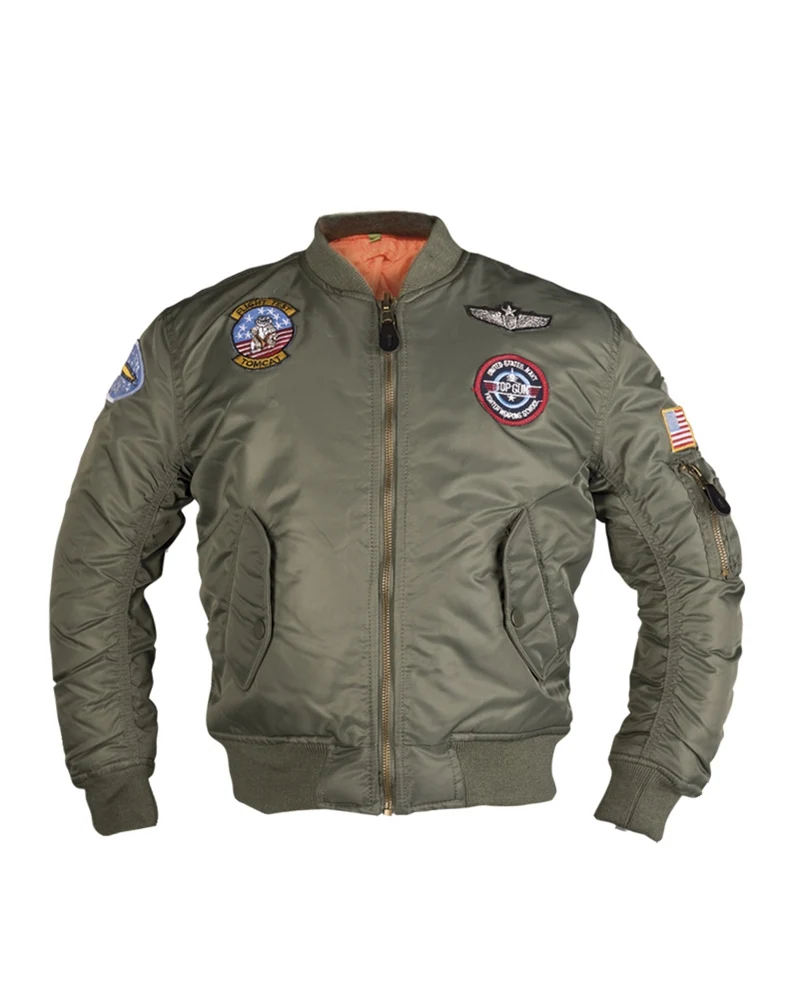 Mil-Tec Fliegerjacke MA1® Kids mit Abzeichen, Bomberjacke
